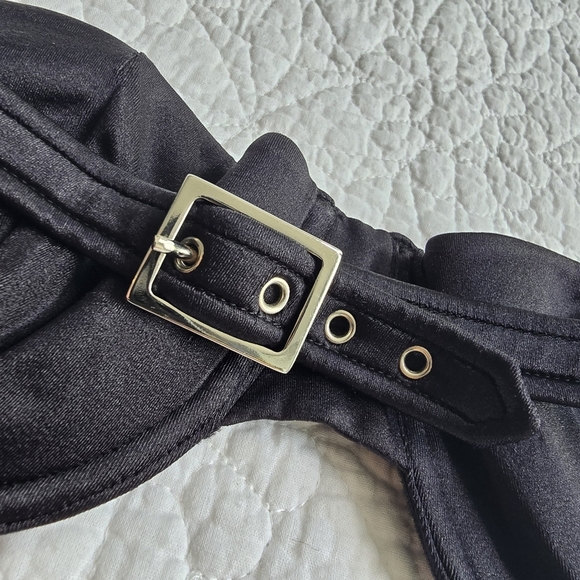 Christian Dior Strapless Front Buckle Bikini Top CD Clasp - Picture 2 of 14